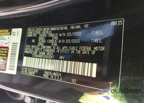 2025 Lexus Tx 350 Luxury from USA, damaged, VIN 5TDAAAB65SS040941